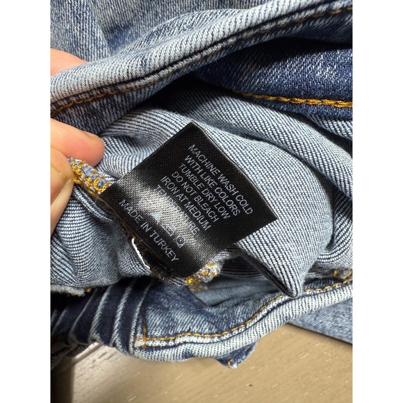 Ruti The Slouchy Jean Womens Size 6 Blue Vintage Wave Wash Barrel Elastic Boho - Picture 14 of 16